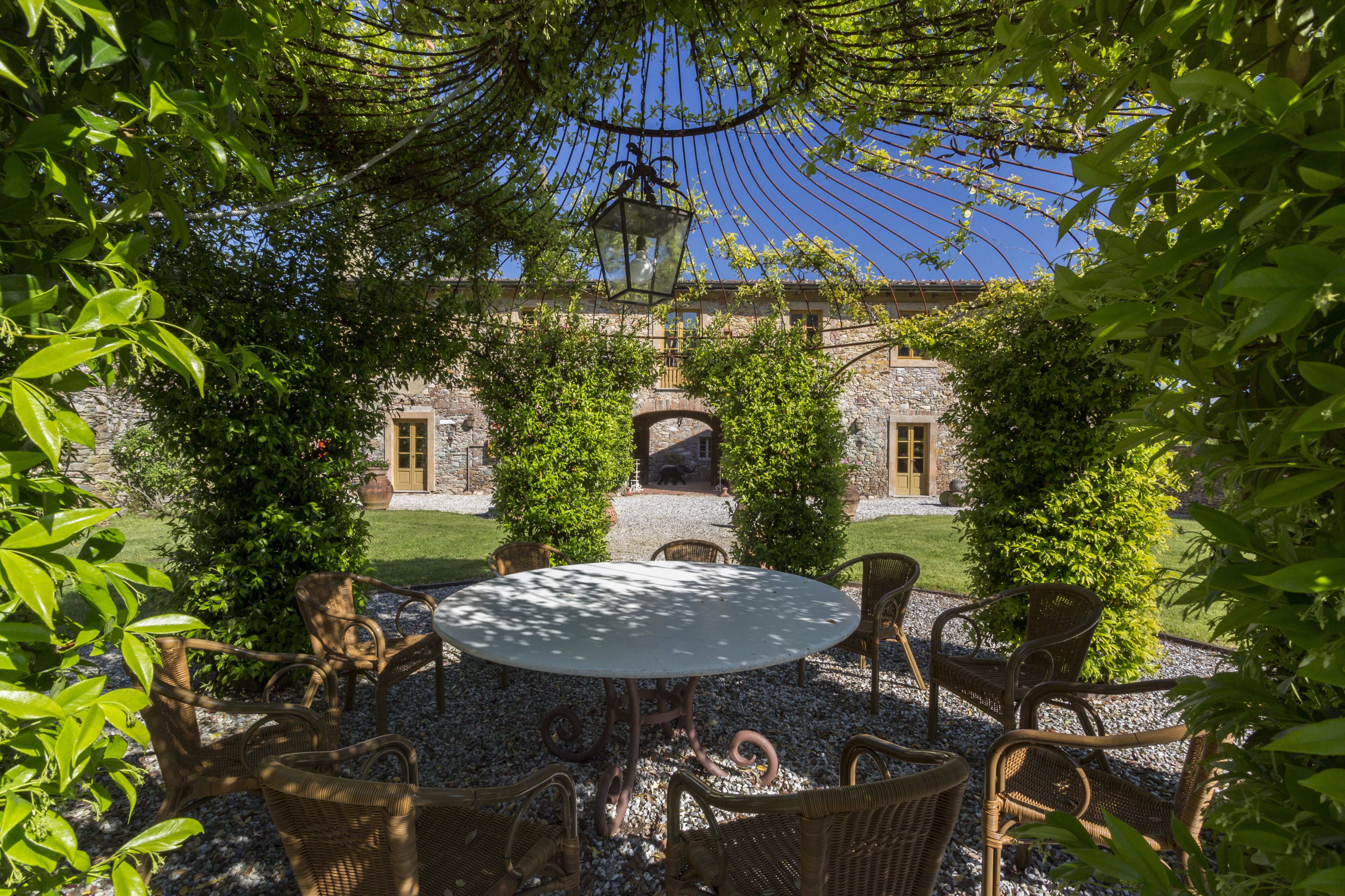 Twin Tuscan Italian Villas with Historic Gardens & Grand Event Spaces – Lucca, Italy