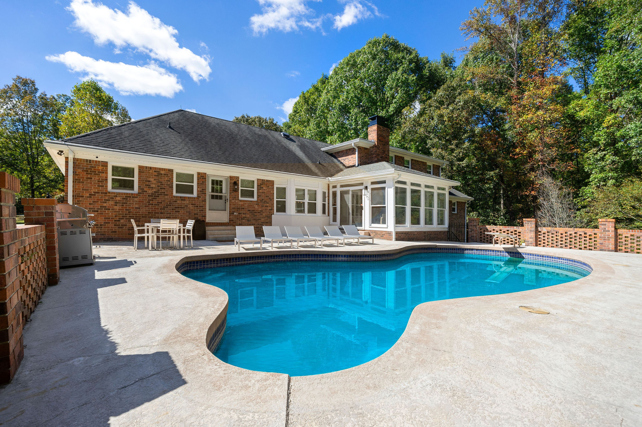 Georgia Grand Recreation Retreat with Pool, Tennis Court, Volleyball, & Indoor Game Room