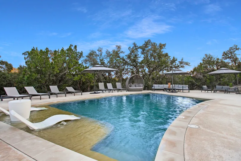 Resort-style pool as daytime social hub
