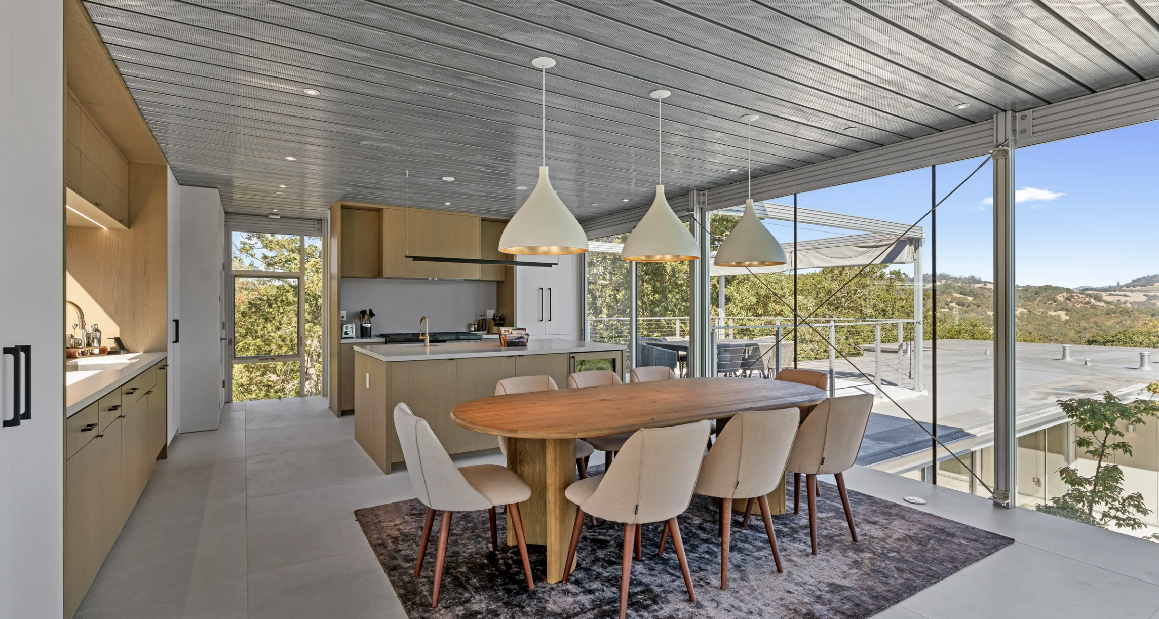 Sonoma Valley Modern Mansion with Pool, Gym & Vineyard Views