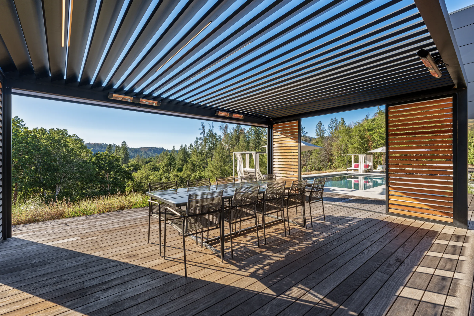 Modern Calistoga Escape – Pool, Tennis, and Designer Interiors