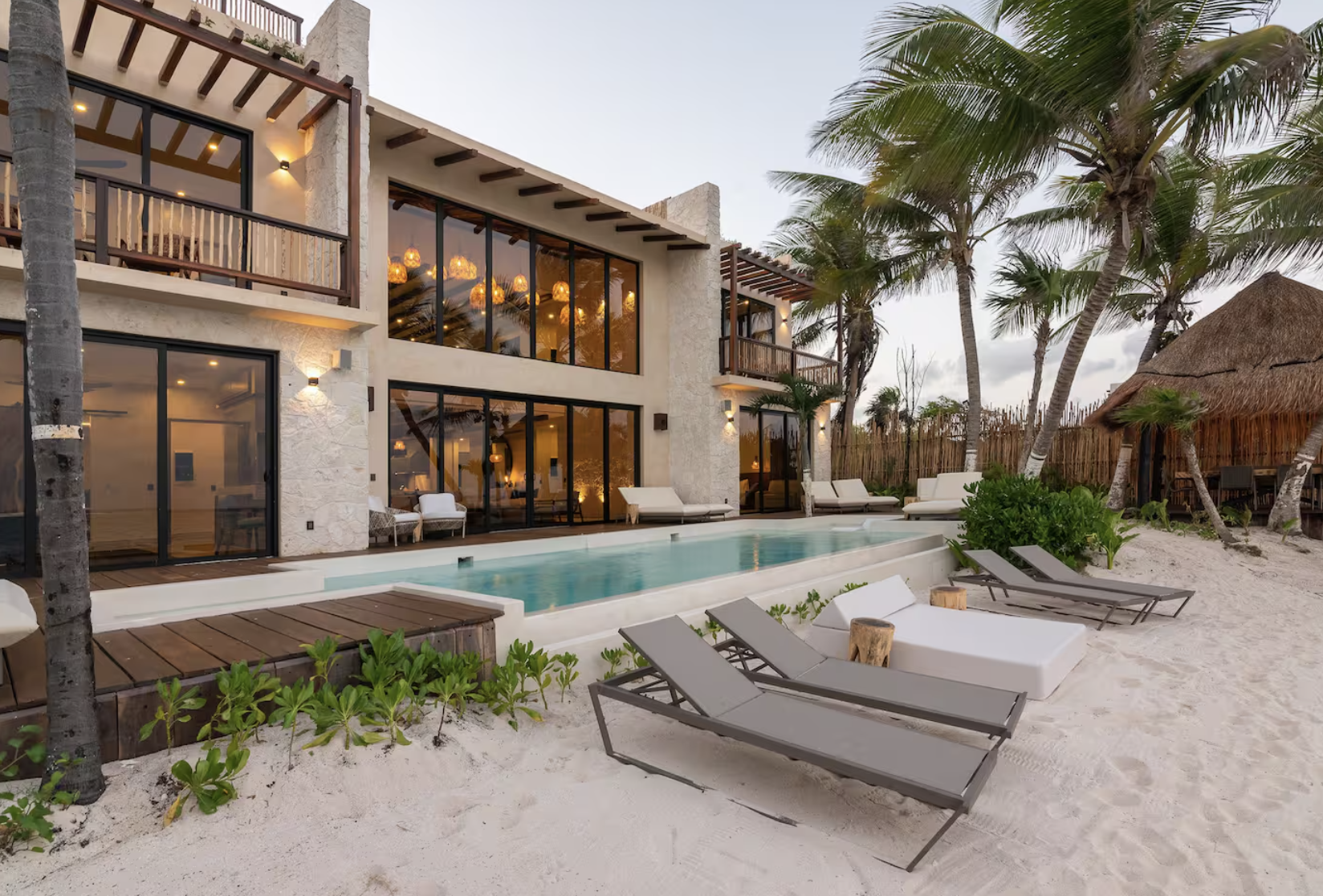 Oceanfront Luxury Villa Near Tulum