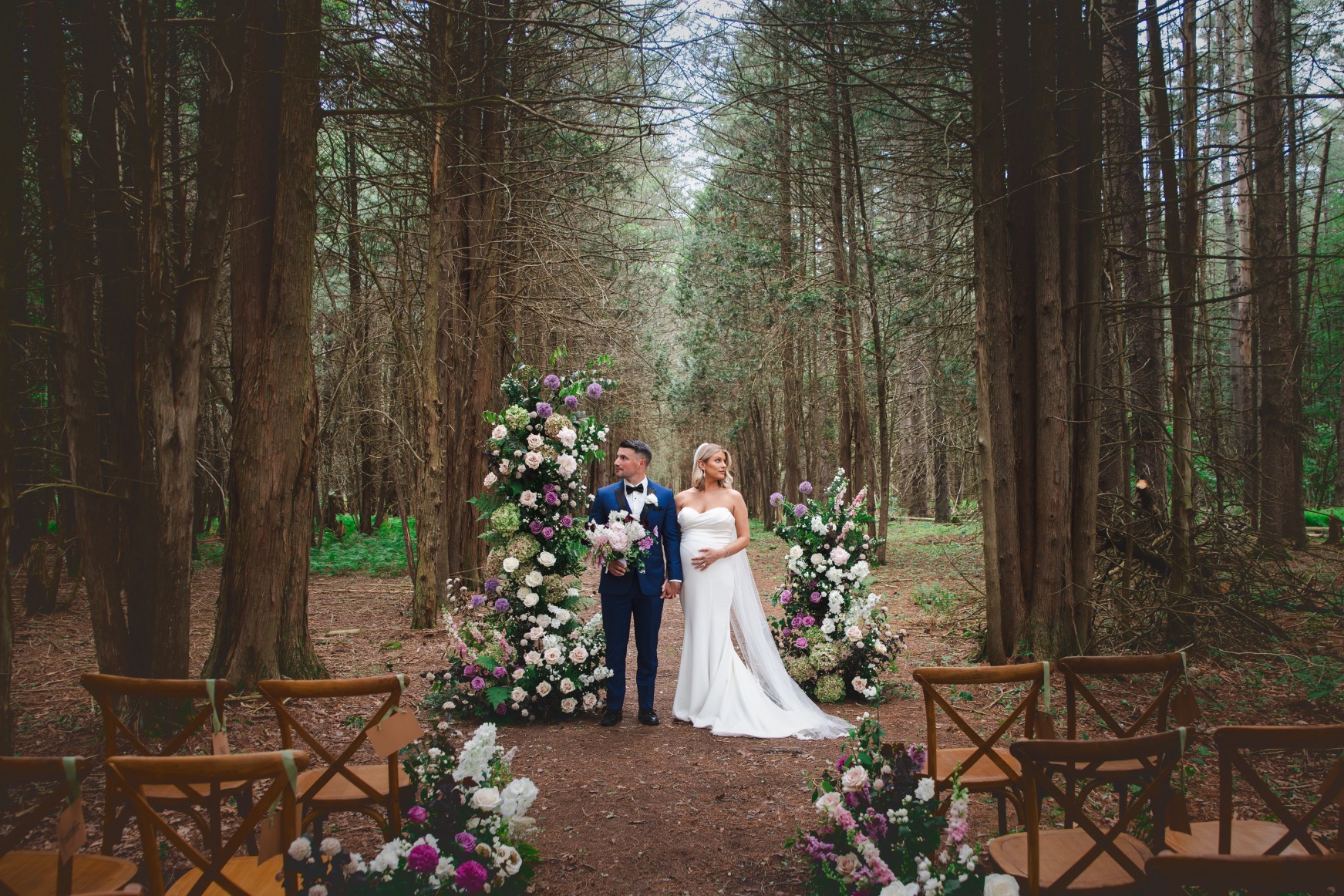 Outdoor fire pit and evening gathering areas