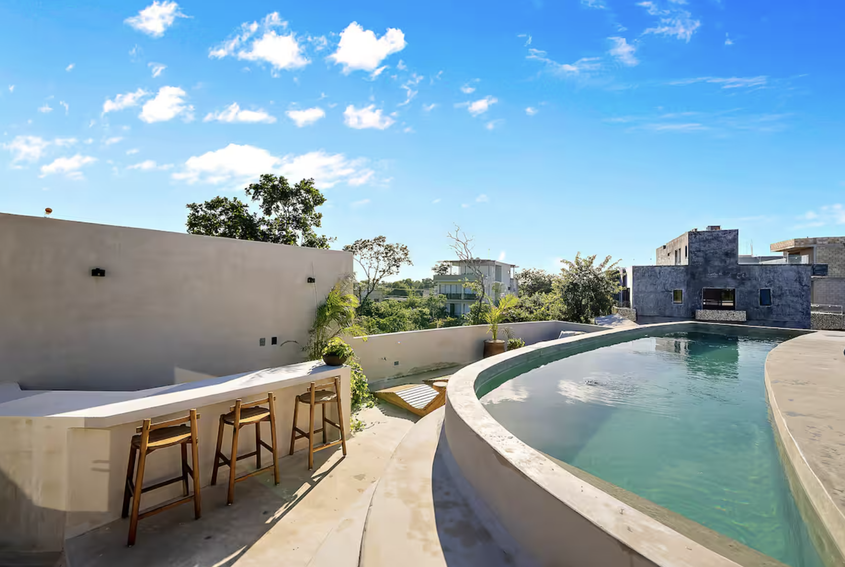 Secluded Villa in Tulum – Rooftop Ceremony Space, Three Pools & Sunken Lounge